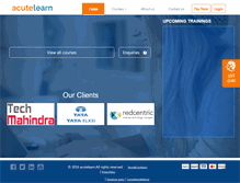 Tablet Screenshot of acutelearn.com